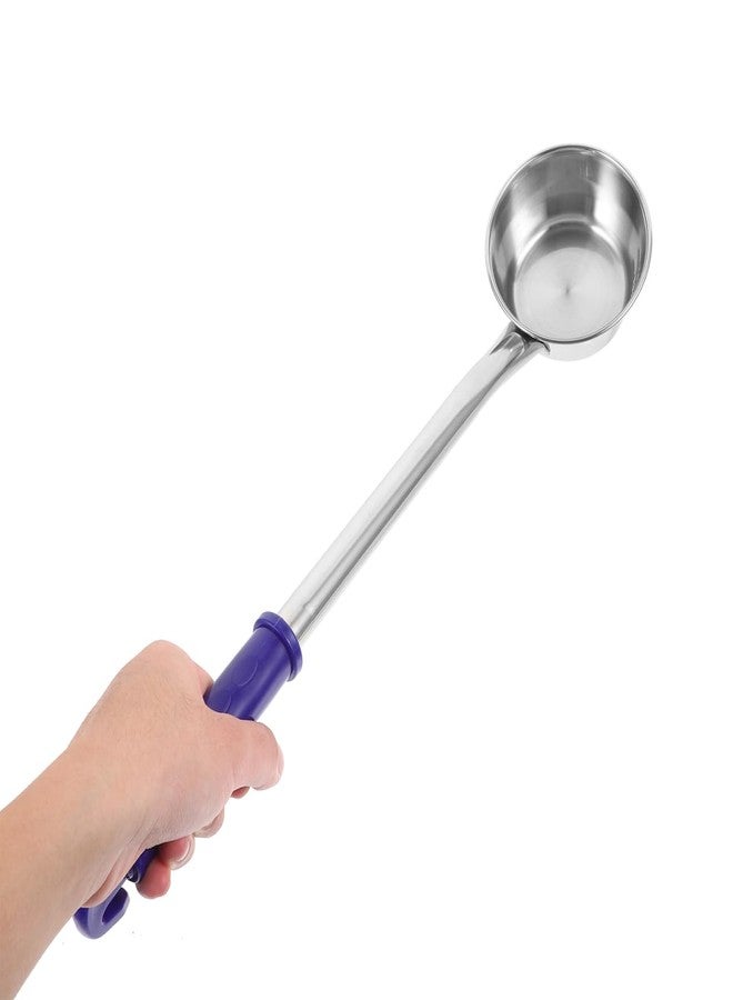 GRIRIW Stainless Steel Long Handle Water Ladle with Hook Deep Bowl Kitchen Spoon for Serving Soup Water Handle 18.7 Inch - Image 3