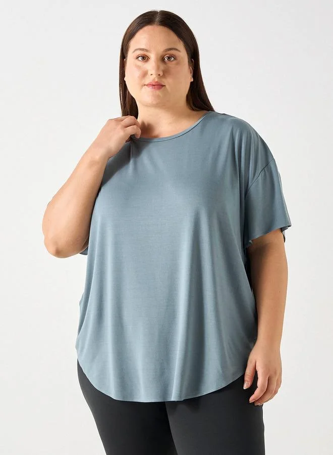 ADOT by Splash Crew Neck T-shirt with Short Sleeves