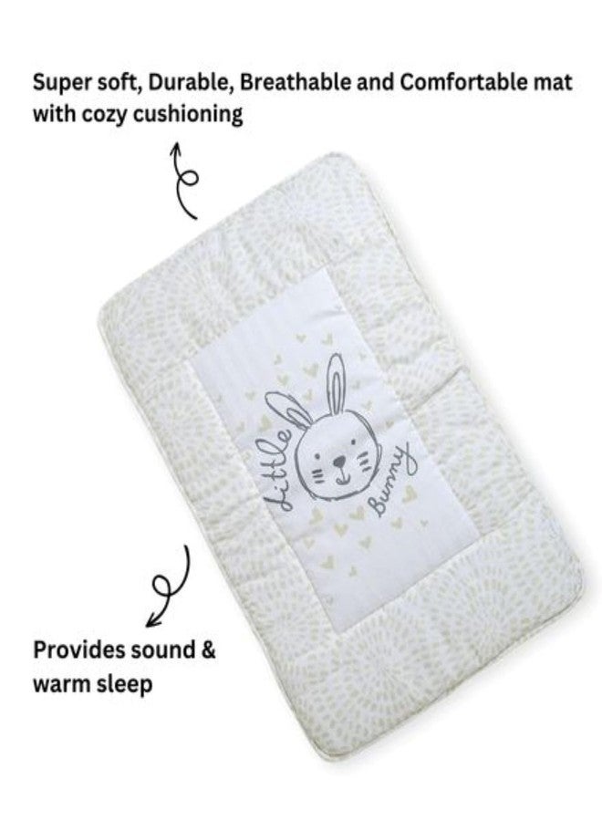 CARERIO Pure Cotton Baby Mats with Twinkle Star and Little Bunny Print-Multi-Colour - Image 3
