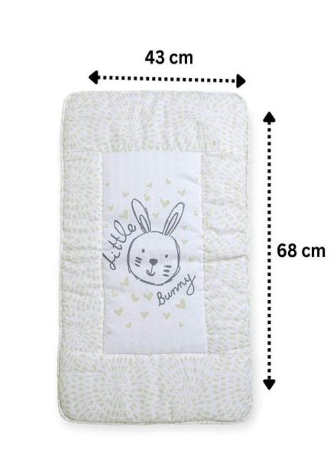 CARERIO Pure Cotton Baby Mats with Twinkle Star and Little Bunny Print-Multi-Colour - Image 5