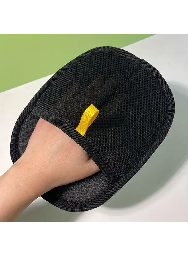 Black Pet Hair Cleaning Glove For Cats Dogs Furniture Carpet Bedding - Image 2