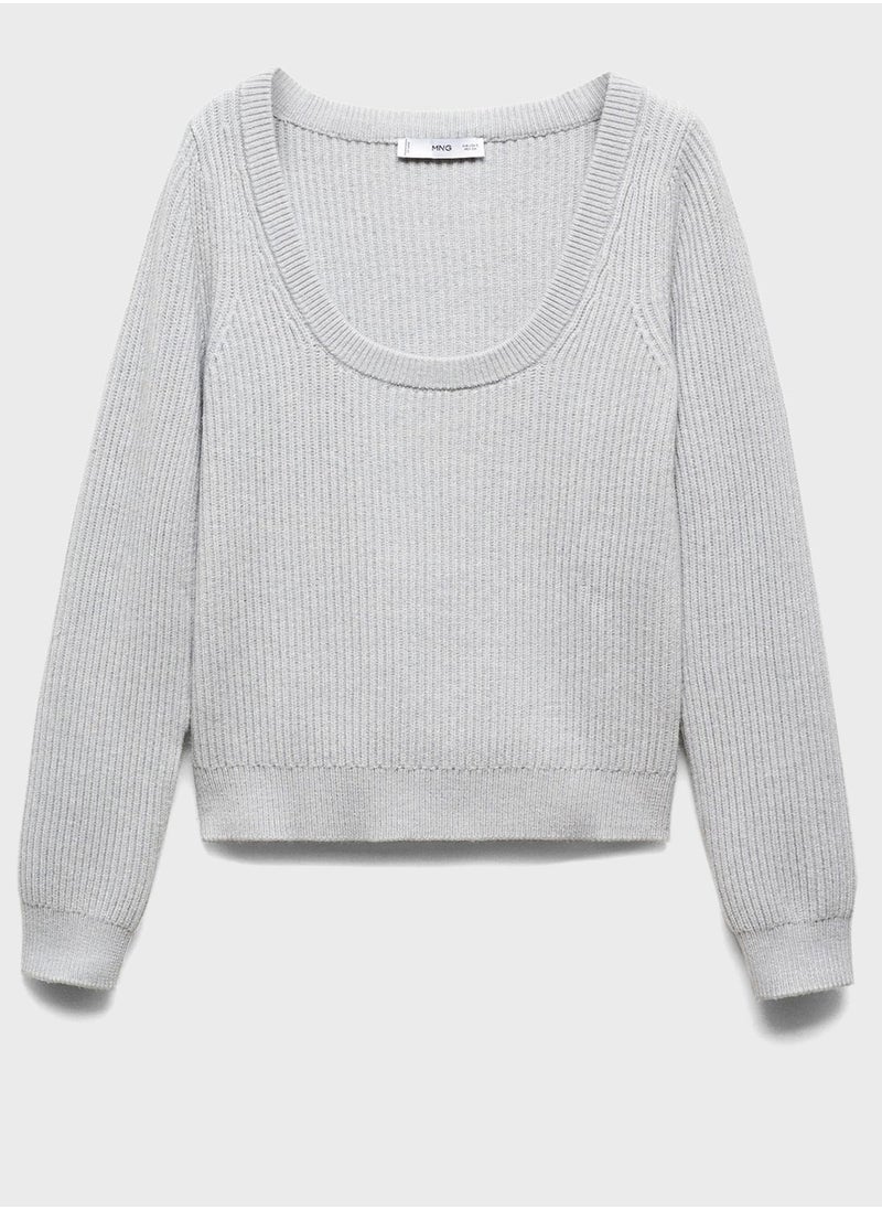 MANGO - Knitted Sweater - Image 1