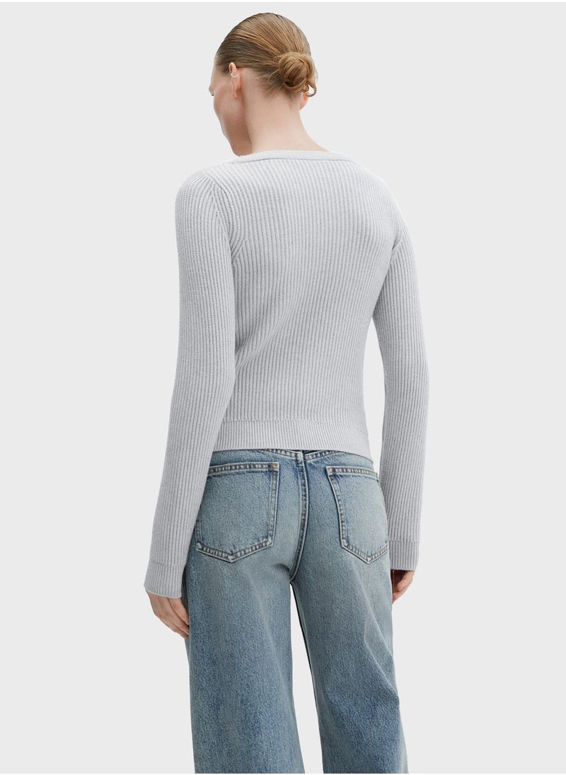 MANGO - Knitted Sweater - Image 1