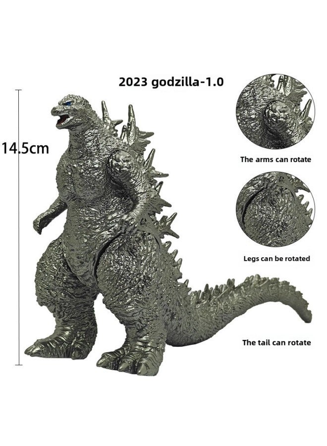 Godzilla War King Kong Monster Soft Glue 2023 Godzilla Film Series Soft Glue Quality Price Advantage-Color:24cm Red Lotus Godzilla-red  - Image 3