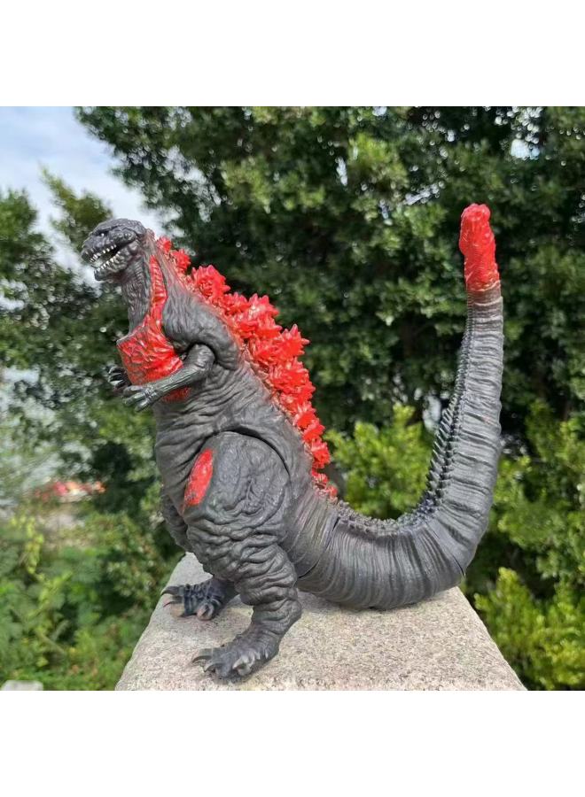 Godzilla War King Kong Monster Soft Glue 2023 Godzilla Film Series Soft Glue Quality Price Advantage-Color:24cm Red Lotus Godzilla-red  - Image 1