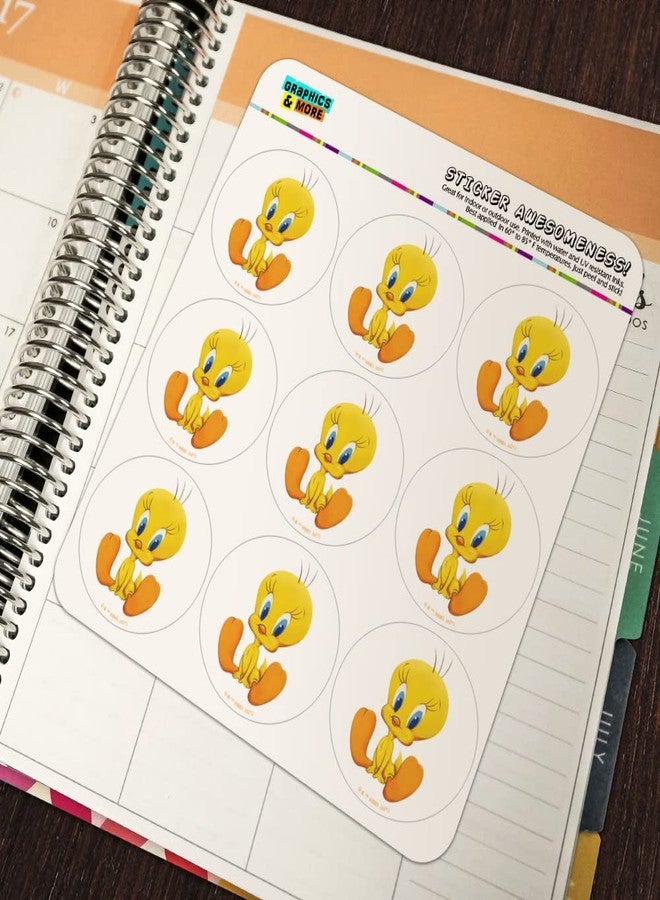 GRAPHICS & MORE Looney Tunes Cute Tweety Planner Calendar Scrapbooking Crafting Stickers - Image 5