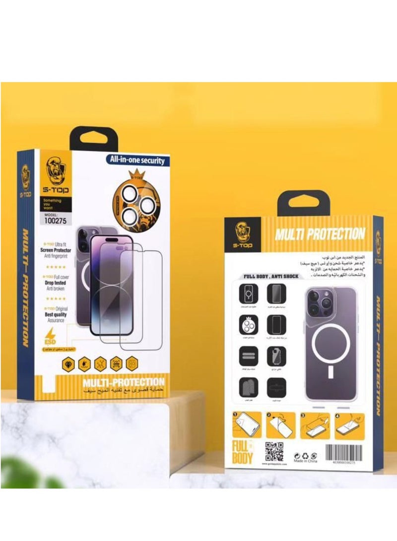 S-TOP The original integrated protection package from S-Top iPhone 15 Pro (10in1) - Image 3