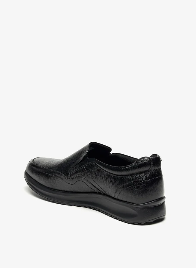 LBL by Shoexpress Men Textured Slip-On Loafers