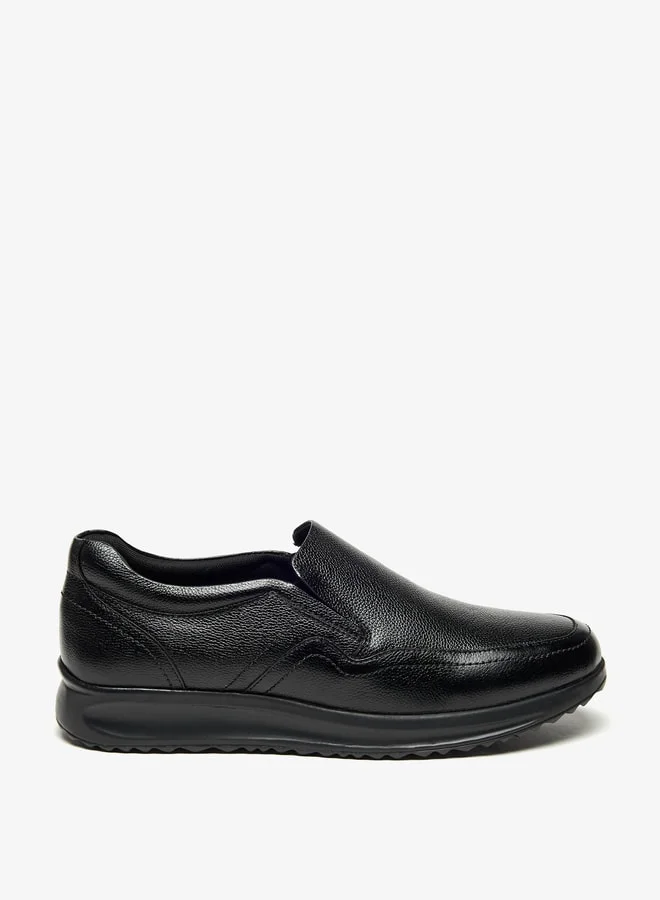 LBL by Shoexpress Men Textured Slip-On Loafers