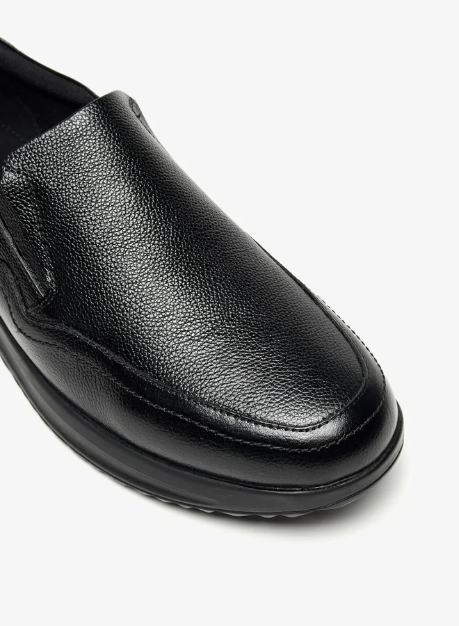 LBL by Shoexpress Men Textured Slip-On Loafers
