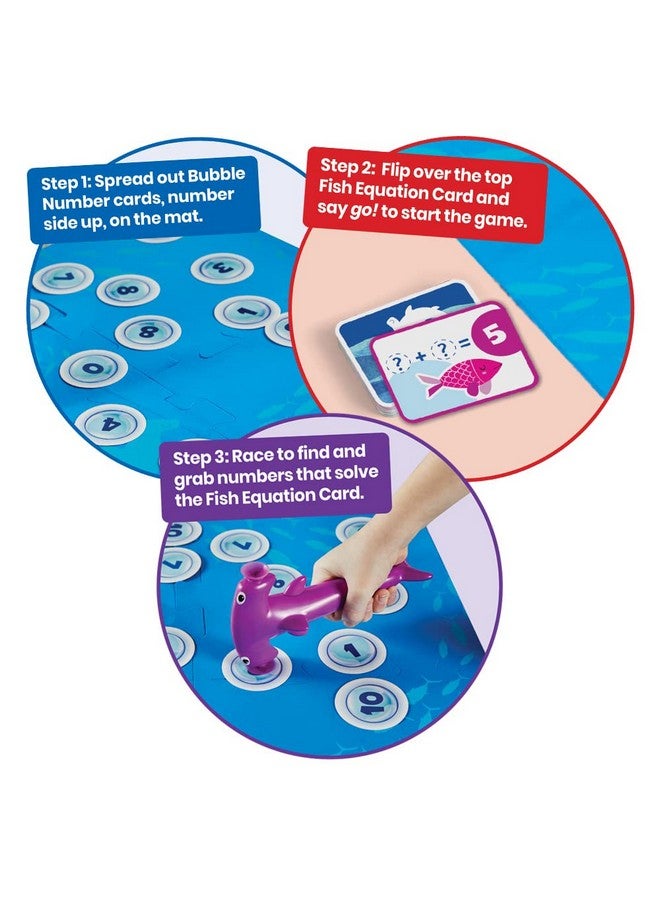 hand2mind hand2mind Hammerhead Number Hunt! Math Game, Addition and Subtraction Games, Educational Board Games, Fun Games for Family Game Night, Kindergarten Learning Games for Kids Ages 5-7, Kids Learning Toys - Image 3
