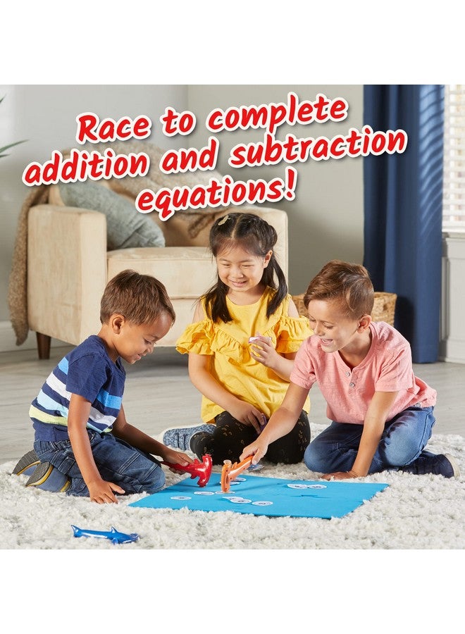 hand2mind hand2mind Hammerhead Number Hunt! Math Game, Addition and Subtraction Games, Educational Board Games, Fun Games for Family Game Night, Kindergarten Learning Games for Kids Ages 5-7, Kids Learning Toys - Image 4