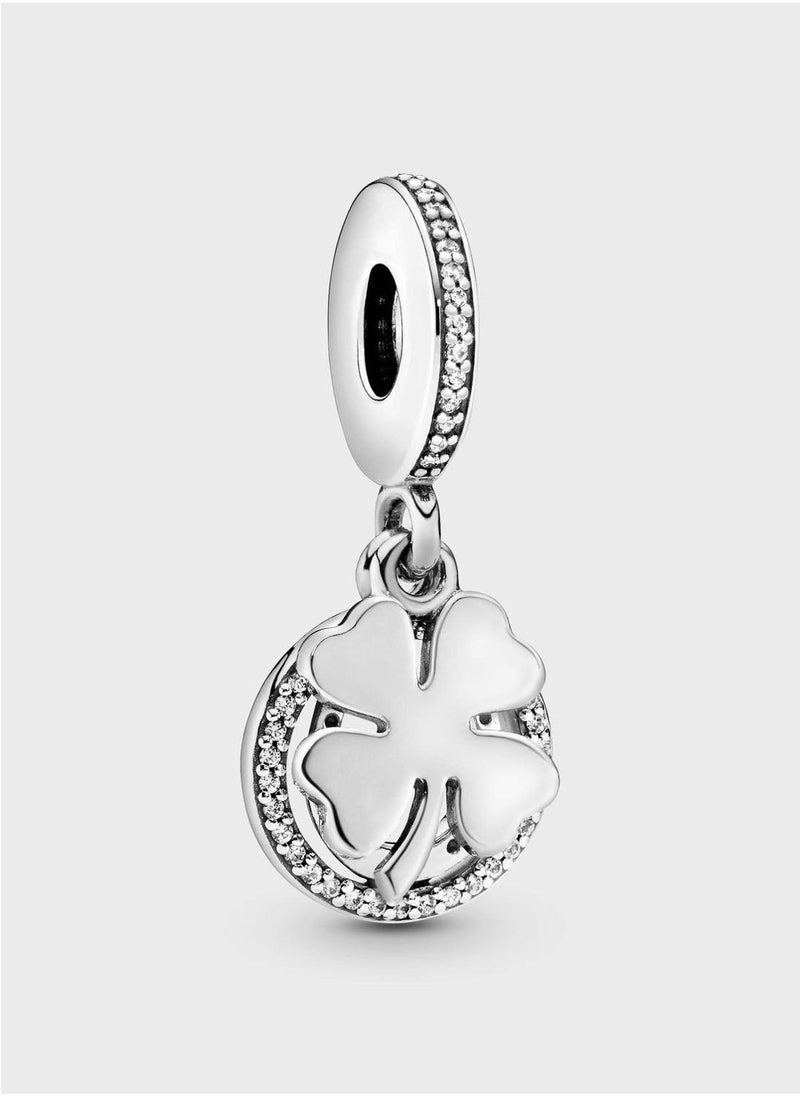 PANDORA Lucky Four-Leaf Clover Dangle Charm  - Image 1