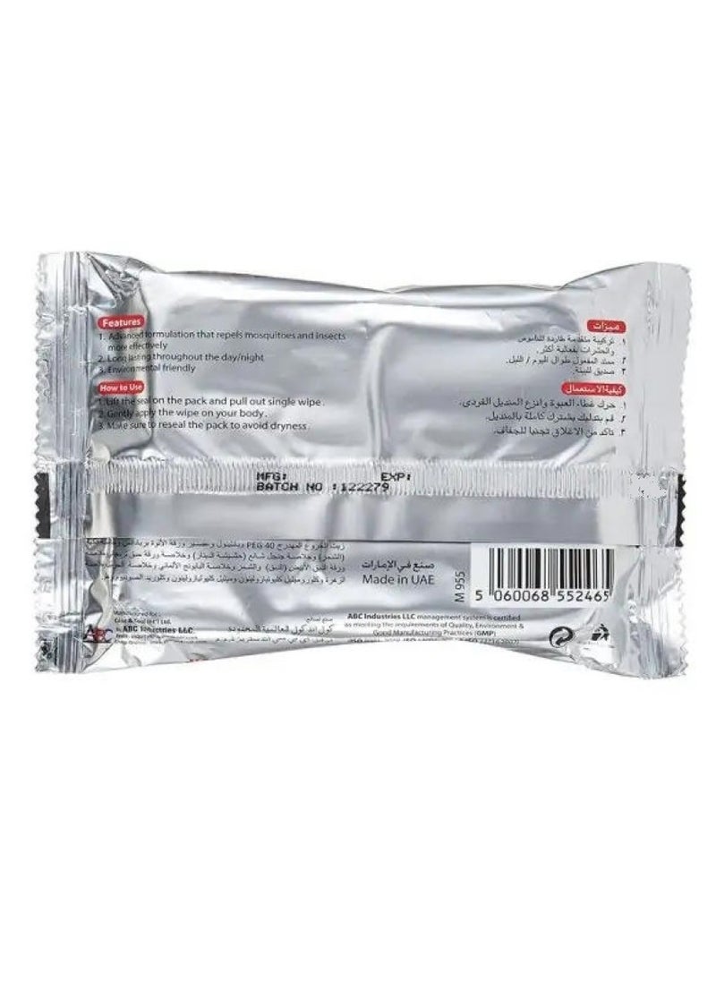 Cool & Cool Mosquito Repellent Wipes 10 Count  - Image 2