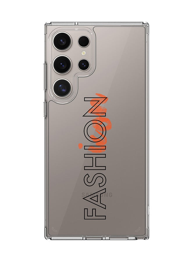 Stylizedd Classic Clear Case for Samsung Galaxy S24 Ultra , Hybrid Soft Case Flexible Edges Anti Drop TPU PC Gel Thin Transparent Cover - Fashion Icon - Image 1