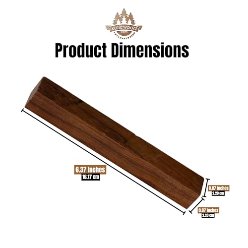 IECAP LLC Pack of 5 Ironwood Pen Blanks – Exotic Wood Blanks for Pen Turning and Woodturning – Pen Blank Turning Supplies DIY Crafts – Size 6 1/4 x 7/8 x 7/8 inches - Image 2