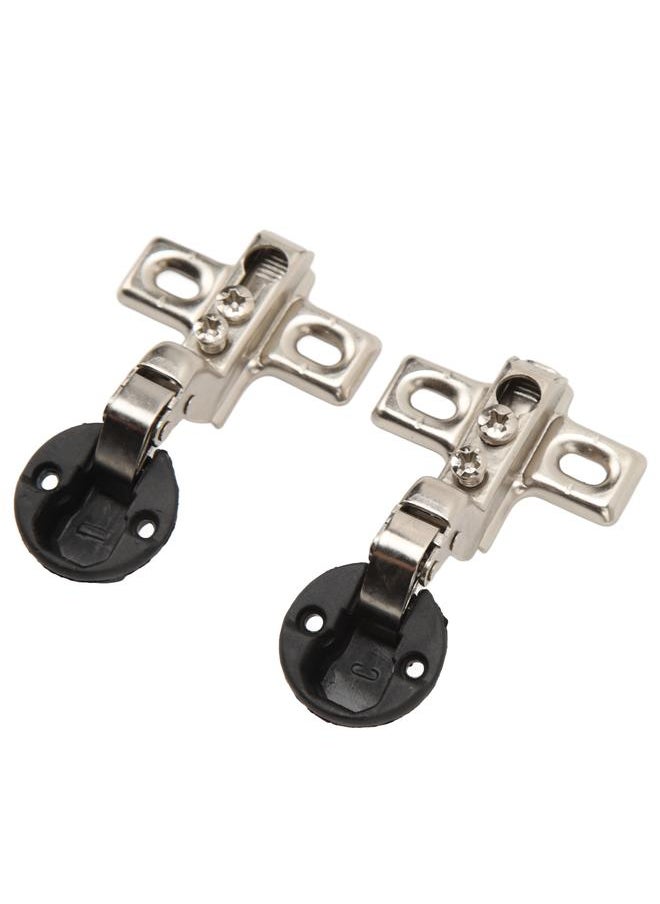 Thoraya 2pcs 26mm Hole Glass Hinge Mini Cabinet Hinge For Cabinet Glass Door  - Image 2