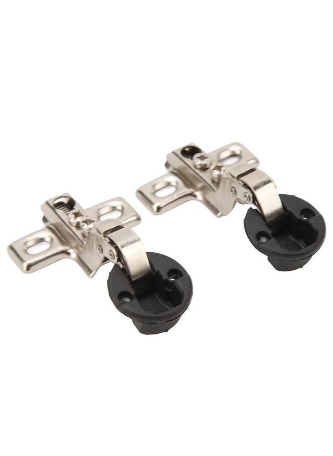 Thoraya 2pcs 26mm Hole Glass Hinge Mini Cabinet Hinge For Cabinet Glass Door  - Image 3
