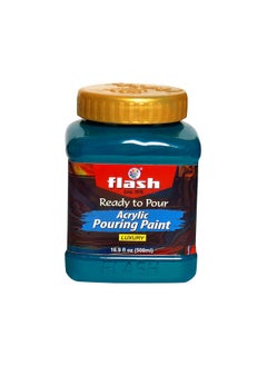 Flash Acrylic Ready to Pour Pouring Paint/Fluid Acrylic 500ml / 16 fl oz Pre-Mixed Water-Based - for Canvas, Wood, Paper, Crafts, Tile, Rocks and More… (Sap Green) - pzsku/Z51C8F41E7F171BBBC53DZ/45/_/1740118994/009b753a-9c03-48d6-9330-68fe4e7c989c