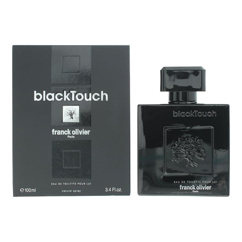 Franck Olivier Frank Olivier Black Touch for Men Eau De Toilette Spray, 3.3 Ounce - Image 1