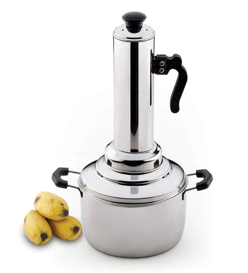 JONTY Luxuria Stainless Steel Premium deepan Puttu Kodam Puttu Maker (GIANT) - Image 2
