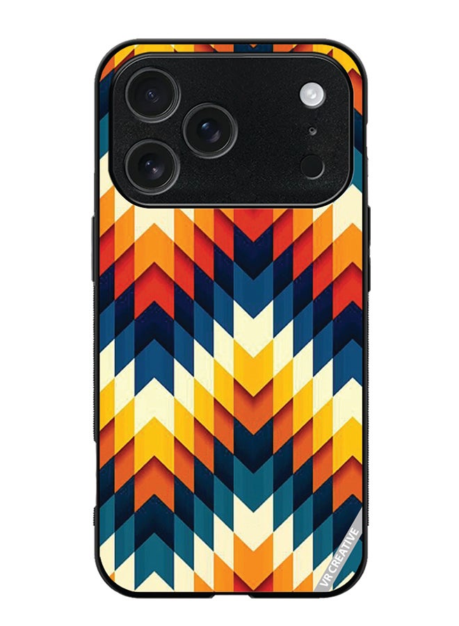 Protective Case Cover For Apple iPhone 17 Pro Max Abstract Design Multicolour