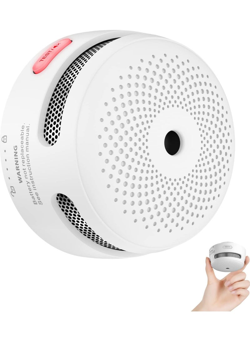 X-Sense Smoke Alarm, 10-Year Battery Fire Alarm Smoke Detector with LED Indicator & Silence Button, XS01 - Image 1