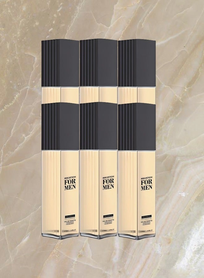 UNIVERSAL 6 Pieces Brightness Perfume For Men 100ml EDT - Image 1