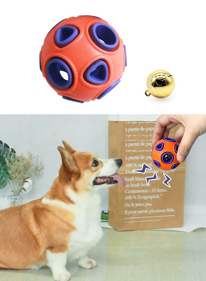 general Dog Toy Ball, 2 Sets Vocal Dog Playing Toy Ball for Pet Dogs Puppy Cat, Pet Chew Food Treat Feeder Tooth Cleaning Ball - Image 2