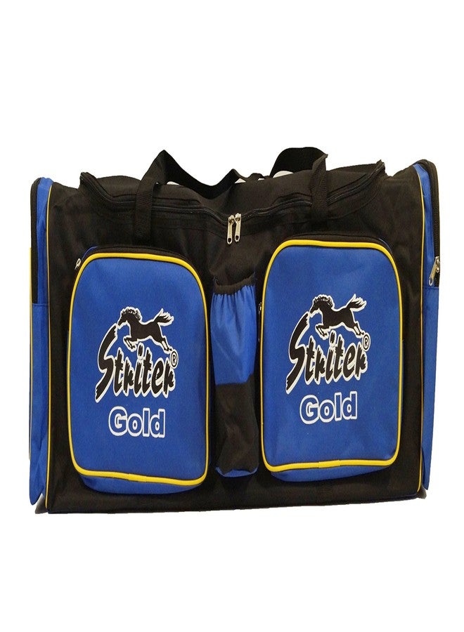 Striter® Hockey Kit Bag Cum Travel Duffel Bag - Large 38 Inch Heavy Duty - Blue (Bag Only) Colors of Bag May Vary - Image 1