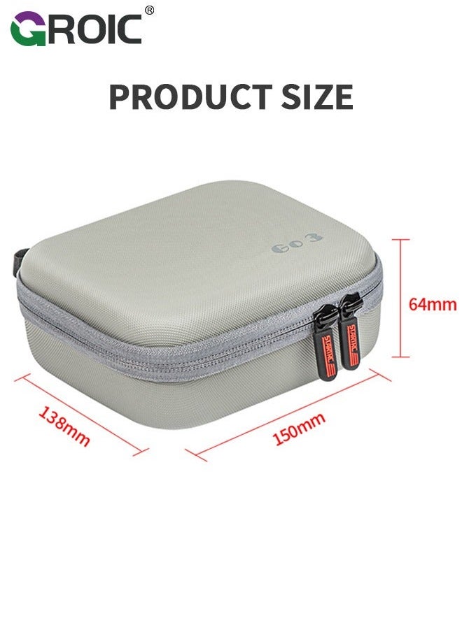 GROIC - Carrying Case for Insta360 GO 3 Action, Storage Bag Mini Protective Compatible Action Camera Accessories - Image 1