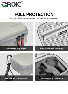 GROIC Carrying Case for Insta360 GO 3 Action, Storage Bag Mini Protective Compatible Action Camera Accessories  - Image 3