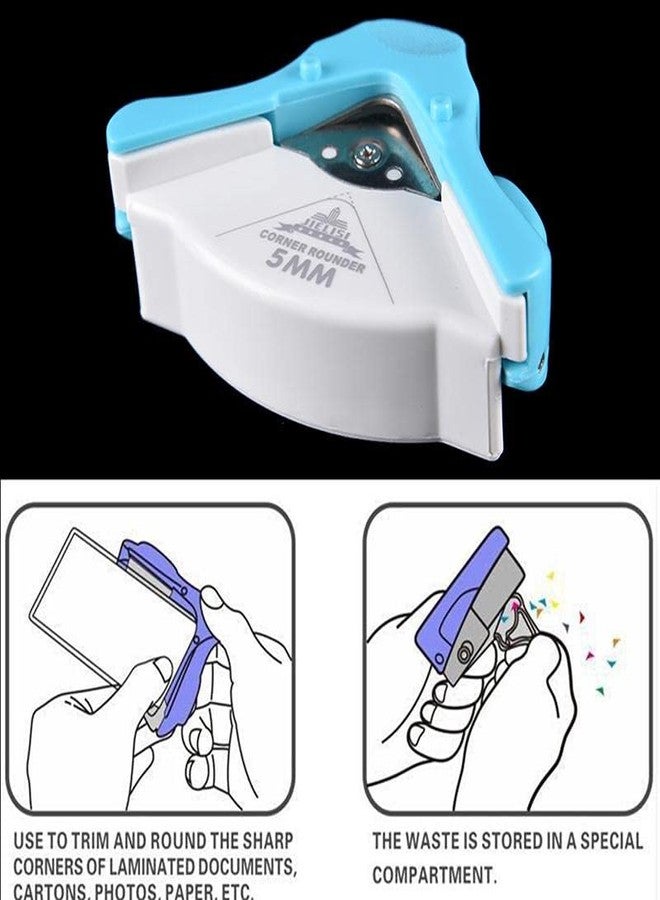 KRAFTMASTERS KRAFT MASTERS 5 mm Corner Rounder Paper Punch Cutter Angle Eater Card Maker Cutter - Image 5