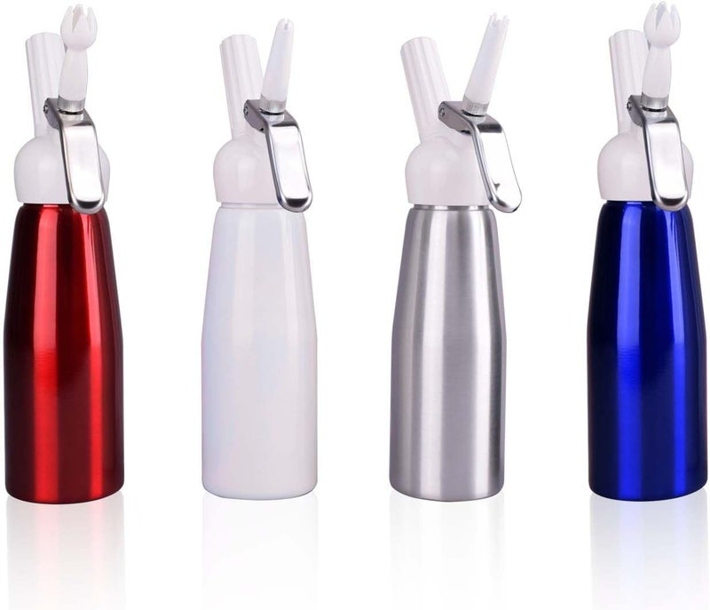MARK STORE Whipped Cream Dispenser - Professional Cream Whipper - 500ml Large size,Whipped Cream Charger With 3 Sets Decorating Nozzles,Leak Resistant,N2O Chargers (Not Included) Kitchen accessories - Image 2