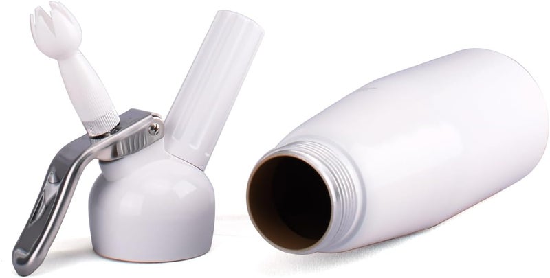 MARK STORE Whipped Cream Dispenser - Professional Cream Whipper - 500ml Large size,Whipped Cream Charger With 3 Sets Decorating Nozzles,Leak Resistant,N2O Chargers (Not Included) Kitchen accessories - Image 4