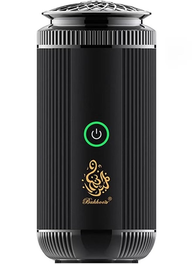 بخون مبخرة كهربائية أنيقة قابلة لإعادة الشحن للسيارة والمنزل بمنفذ USB Type-C - Image 1
