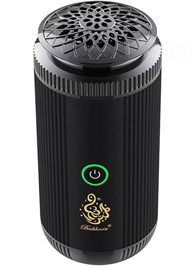 بخون مبخرة كهربائية أنيقة قابلة لإعادة الشحن للسيارة والمنزل بمنفذ USB Type-C - Image 2
