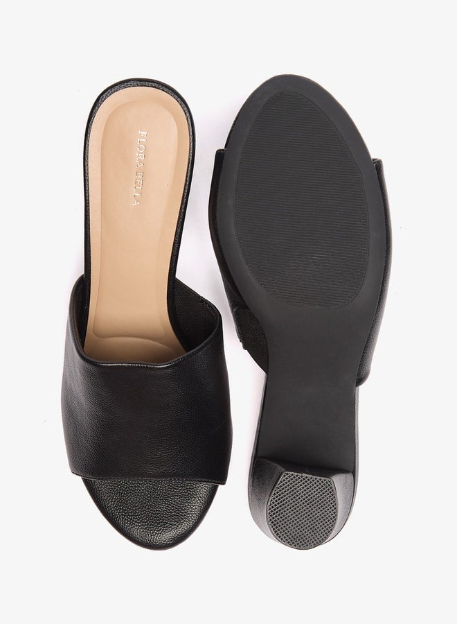 Women Casual Slip On Block Heels