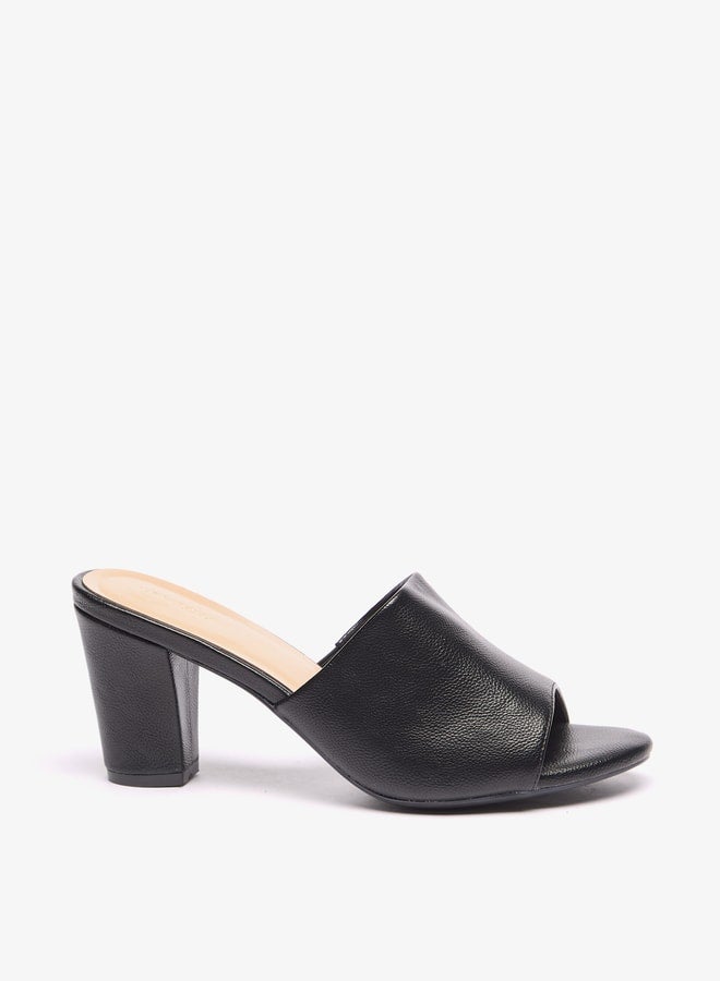 Women Casual Slip On Block Heels