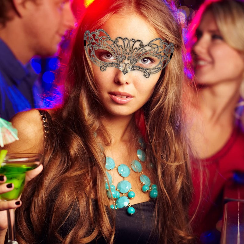 FEQO 32 Pieces Masquerade Masks Vintage Antique Venetian Masks Masquerade Party Mask - Image 5