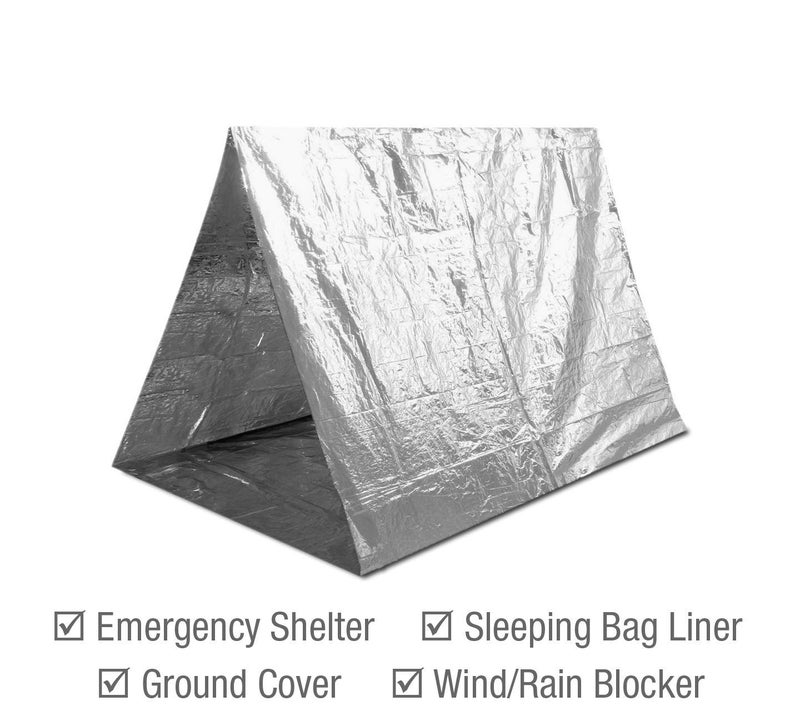 Swiss Safe 4 Pack Mylar Emergency Blankets for Survival - Compact & Insulated for Cold Weather - Designed for NASA, Outdoor, Running, Camping, Survival, First Aid Car Kit - Silver, 4 Pack - Image 4
