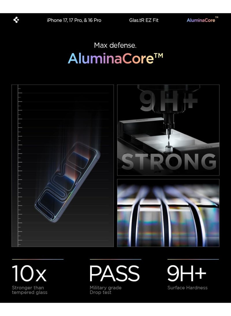 Spigen GLAStR EZ FIT HD Tempered Glass iPhone 17 PRO / 17 / 16 PRO Screen Protector - Case Friendly with Sensor Protection [1 PACK] - Image 4