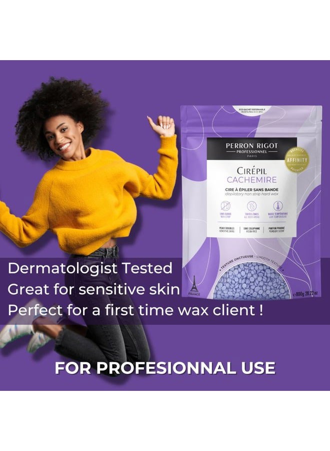 cirepil Cashmere Dipilatory Non-strip Disposable Wax Refill Bag, 800g/28.22oz - Image 4