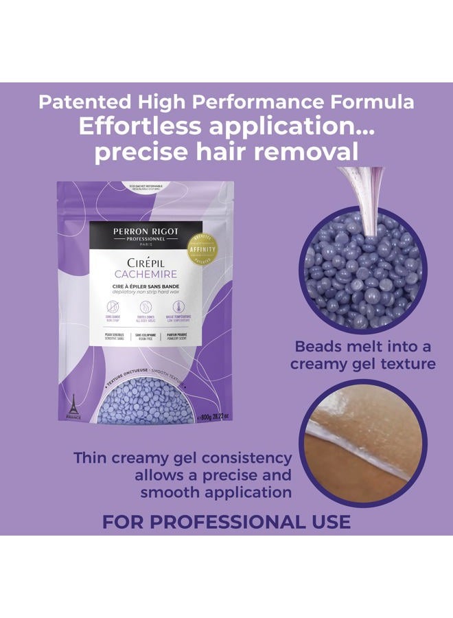 cirepil Cashmere Dipilatory Non-strip Disposable Wax Refill Bag, 800g/28.22oz - Image 5