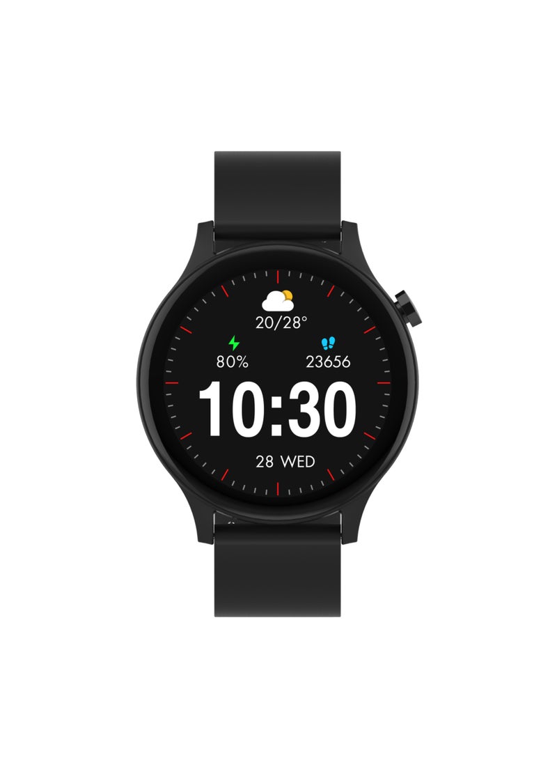 بورودو ساعة إسينشال بالس الذكية، شاشة ١.٣٨ بوصة، اتصال بلوتوث، تتبع الصحة، تحليل النوم، ساعة ذكية رياضية، ساعة ذكية مريحة وخفيفة الوزن - أسود - Image 4