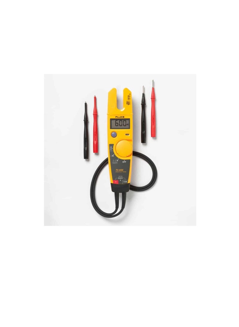 Fluke Voltage, Continuity And Current Tester With Open Jaw™, CAT III 600V, 0 to 600V