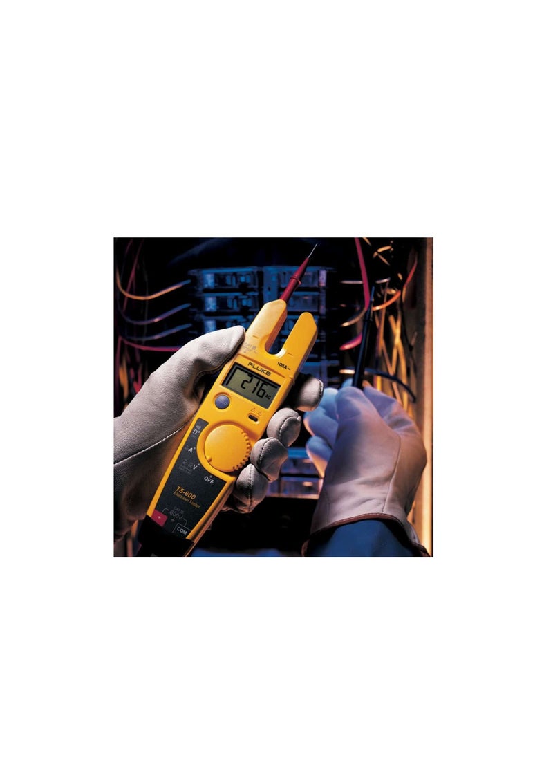 Fluke Voltage, Continuity And Current Tester With Open Jaw™, CAT III 600V, 0 to 600V