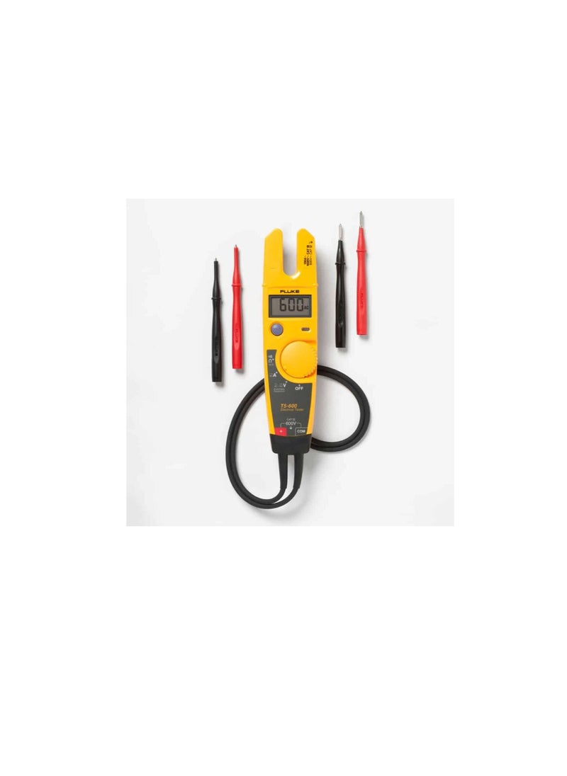 Fluke Voltage, Continuity And Current Tester With Open Jaw™, CAT III 600V, 0 to 600V