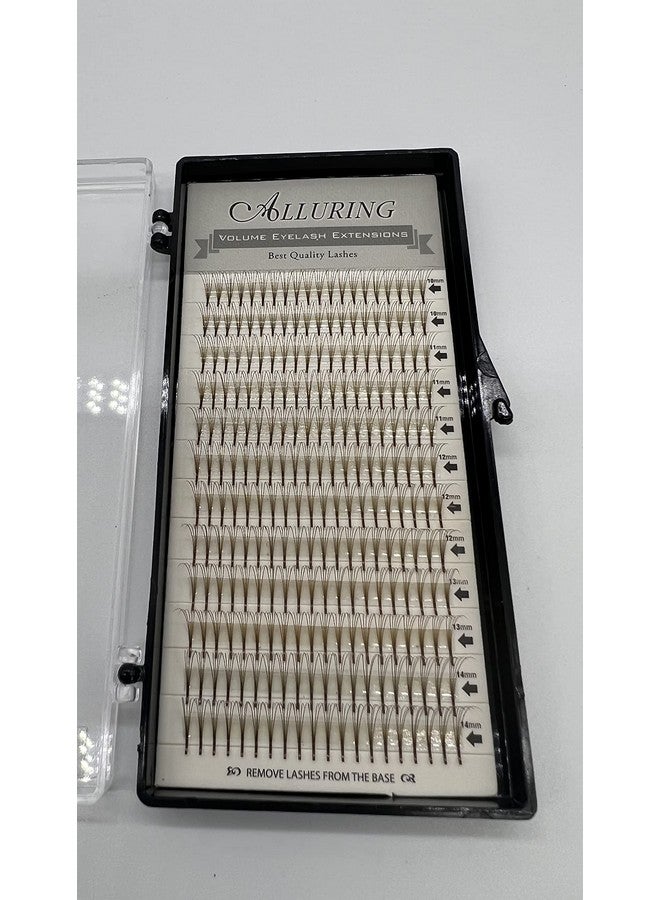 ألورينغ رموش كثيفة بنية متنوعة مختلطة 5D Lash Fans C Curl بسمك 0.07 مم وصلة رموش ملونة (D.07 × حجم مختلط (1014 مم)) - Image 2