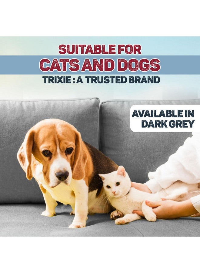 تريكسي حامل الحيوانات الأليفة Capri 3 | مصنوع من البلاستيك القابل للتحلل البيولوجي، حامل سفر القطط، حامل الحيوانات الأليفة، قفص حامل القطط، حامل للكلاب | يمكنه حمل ما يصل إلى 8 كجم - 24 × 16 × 15 بوصة، أزرق فاتح - Image 5